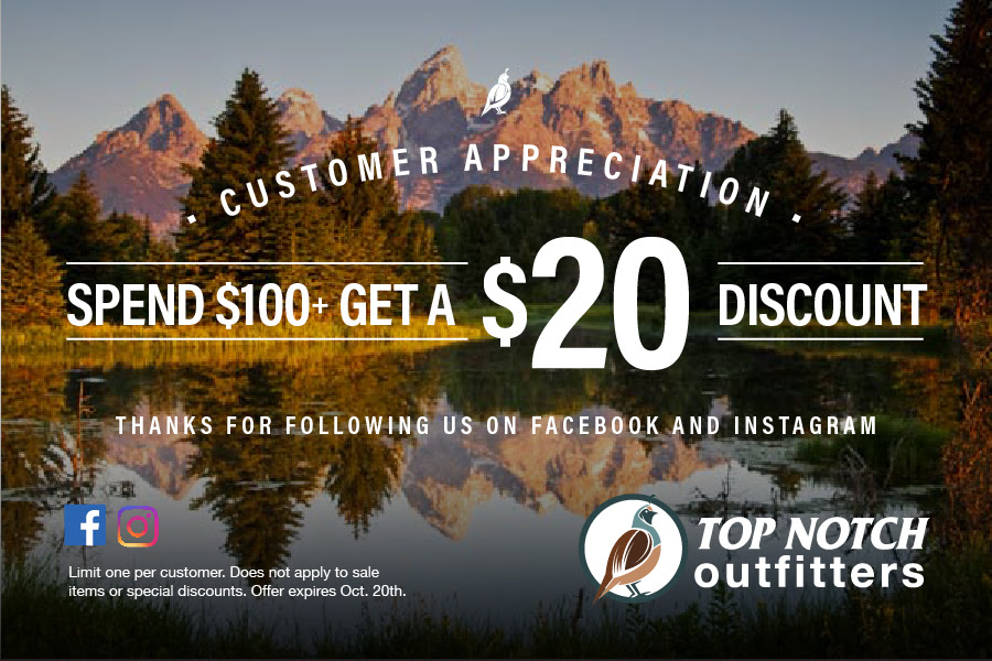 Top Notch Outfitters Customer Appreciation