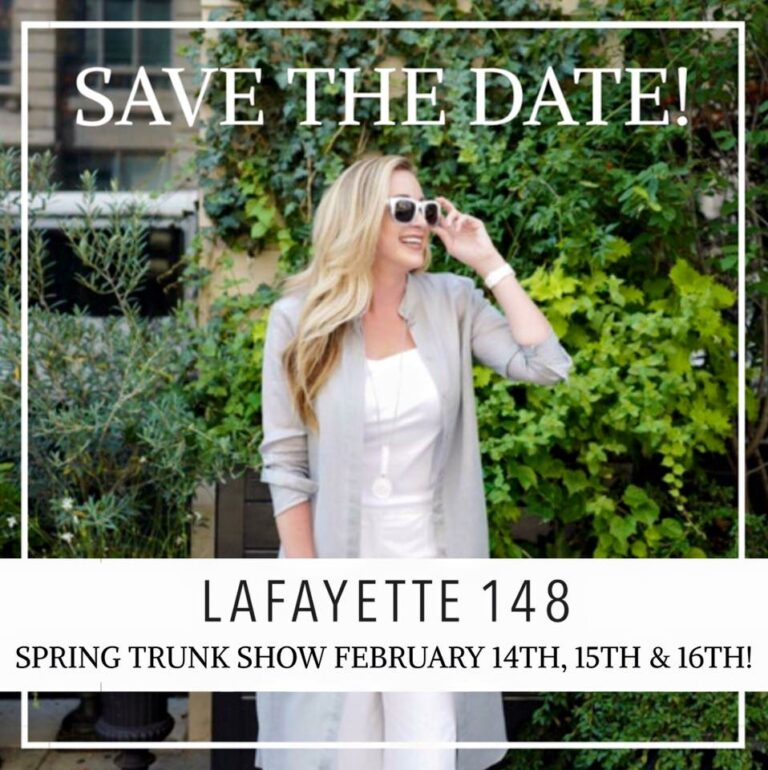 Spring Trunk Show at J. Winston