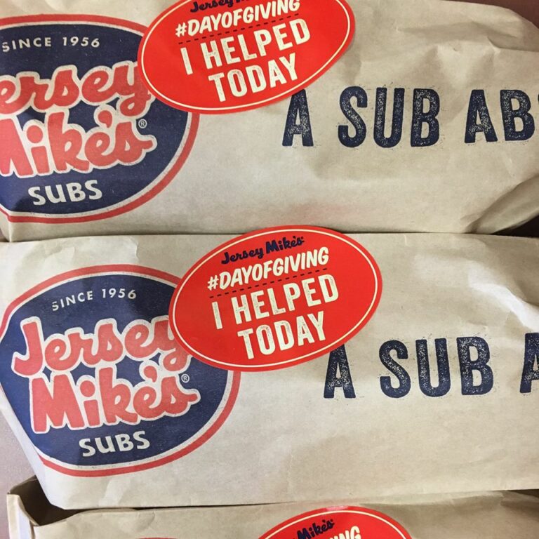 #DayofGiving at Jersey Mikes