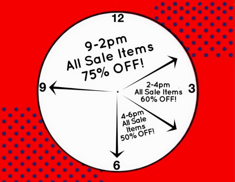 Beat the Clock Sale at Raffkind’s