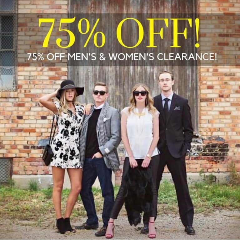 Up to 75% off in Raffkind’s Clearance Sale
